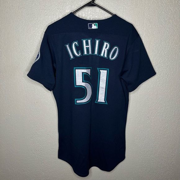 Seattle Mariners Ichiro Suzuki Authentic Majestic Jersey Size 40 Made in USA - Picture 4 of 7